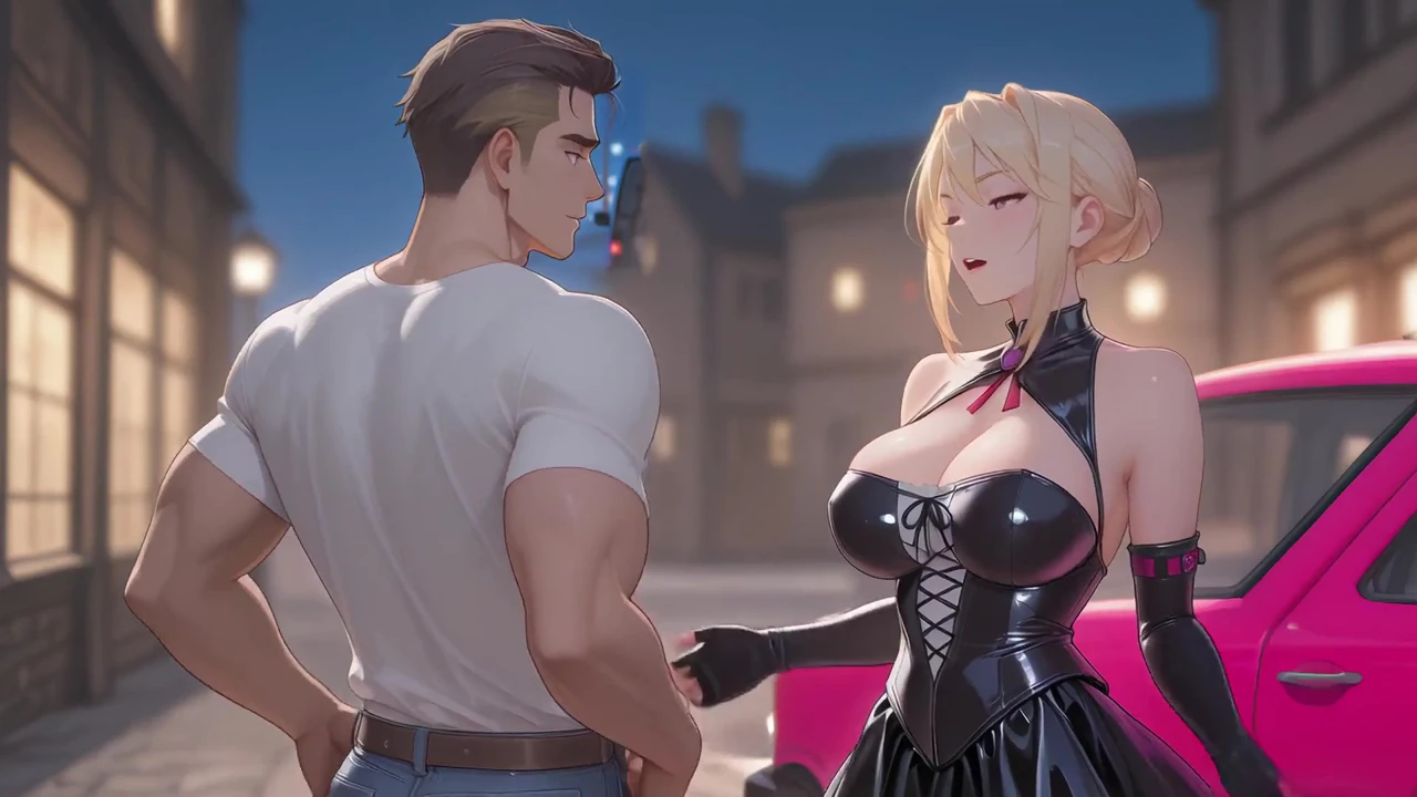 Sylvia büyük yaraklı bir adamı yakaladı ve sert sikti - sylvia van hossen'in hentai cosplay'i
