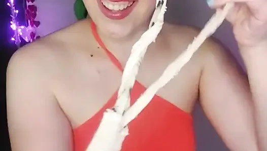 Extreme feminisierung meines cuckold-ehemanns! Ich mache auch ihn make-up! JOI Argentina