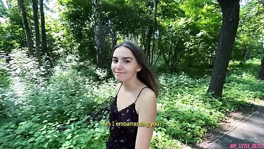 Walk In The Woods With Lush Ended With Cuming On Her Face And Hair