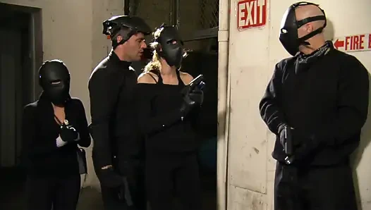 Big titted babe gets fucked in the van