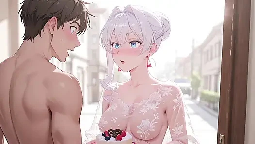 Scarlet'in hoşgeldin hediyesi başka bir şeye dönüştü - scarlet el vandimion hentai cosplay
