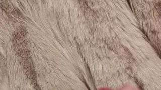 Cumshot on New fox fur