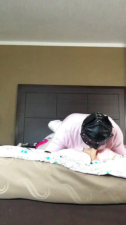 sissy slave dildo deep throating