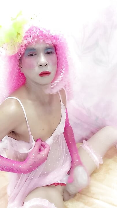 Oanh Le transgender wearing sexy clothes selfie cups tinh