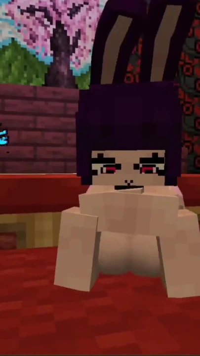 Minecraft Figura - Trying out some new models like this sexy Woman with bunny ears | Clip 1