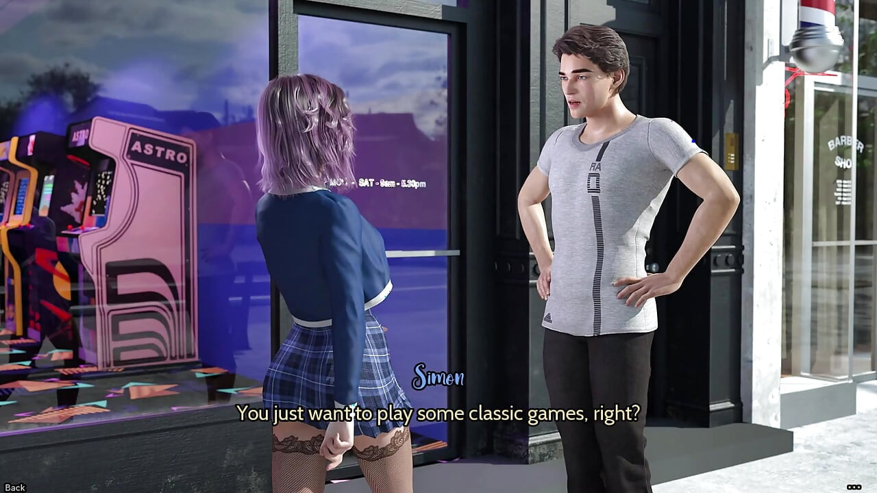 Fresh Women 8 - Julia & Simon Strip Video Game - Loser Loses Clothes
