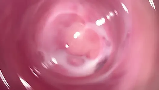 Kamera jauh di dalam vagina krim kecil Mia