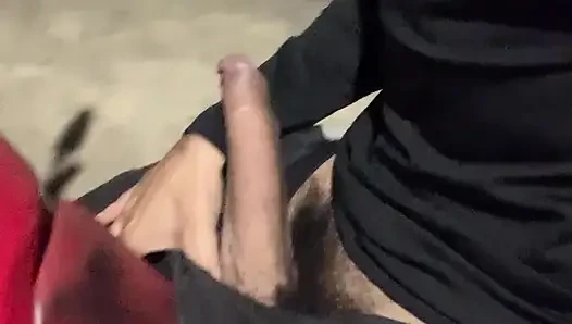 Uber driver on motorcycle masturbating while waiting for a customer