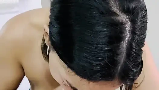 Deep Throat Saliva Blowjob Boob Blowjob