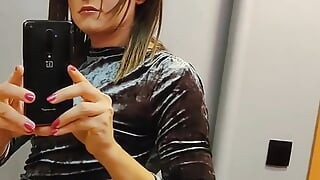 Walking in New Apartment in Sexy Outfit