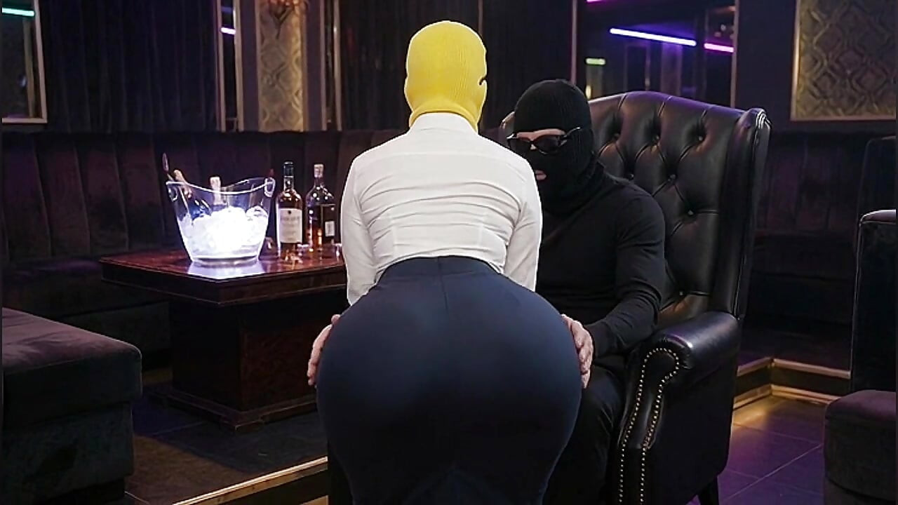 Sexy Secretary Dancing and Twerking for Her Boss
