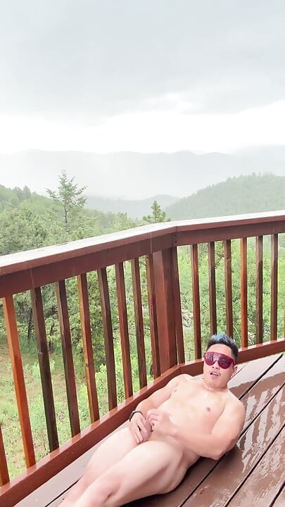 Mountain Storm Stud: Rain-soaked Asian Muscle Sensation