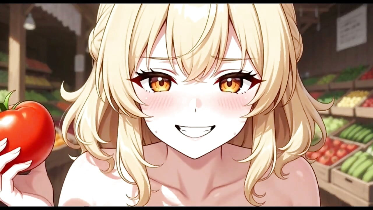 Funny Jokes and Boobs in Market, Ai Animation