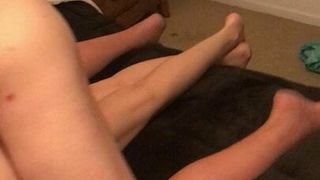 White cock fucks my hot wife