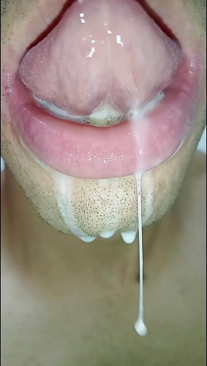 I want your milk in my mouth, tongue, long tongue fetish, sloopy, long tongue blowjob, playful tongue, kiss