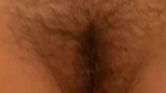 Short clip of wife's hairy fanny