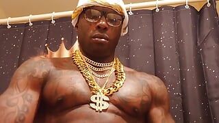 Tall Dark Chocolate Muscles Tattoos Hairy BBC Hallelujah Johnson Masturbating