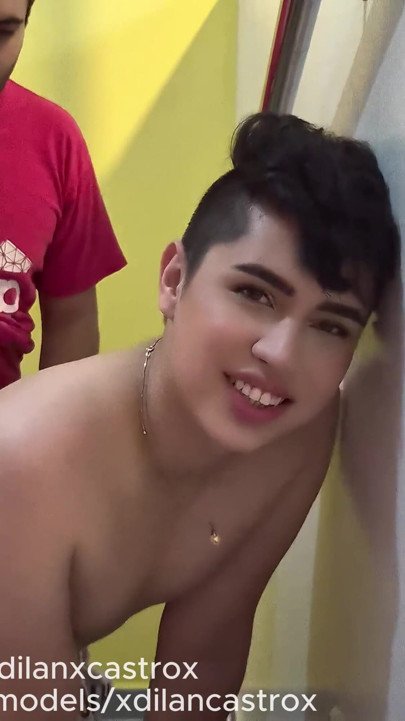 BEAUTIFUL HAIRLESS TWINK GETS FUCKED BAREBACK BY HAIRY HETERO MARRIED AND ENDS UP FULL OF CREAMPIE CUM. | Clip 1