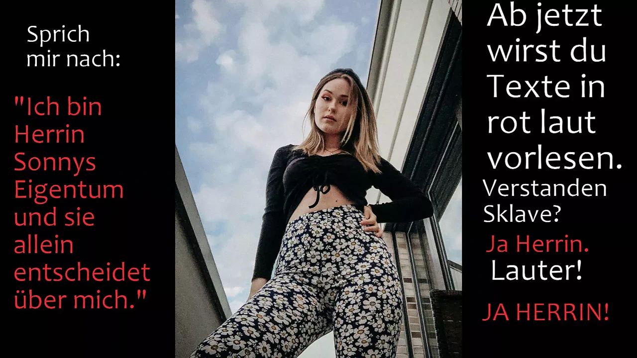 Sonny Loops ist deine Herrin und nimmt dir die Luft JOI CBT