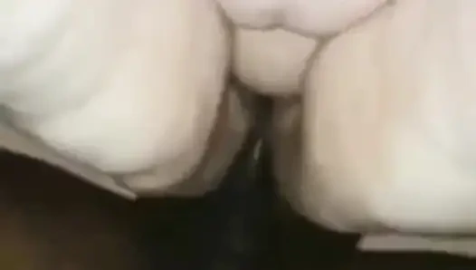 Polish SSBBW deep pussy to ass doggy pounding underneath camvu anal creampie