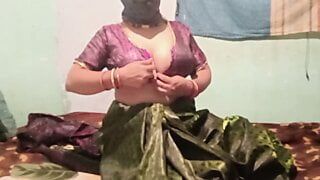 Sexe musulman avec sari
