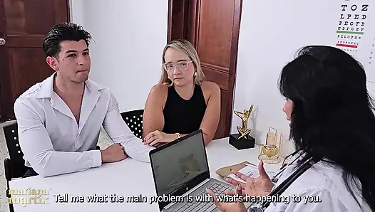 Mariana's Anatomy Chapter Ii: Dr. Martix Has Risky Sex with Her Patient Next to His Wife - Mariana Martix