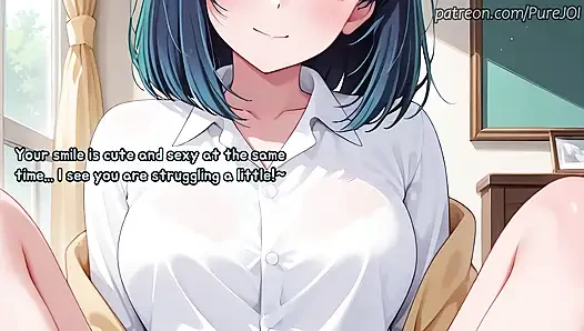 Akane Kurokawa makes you orgasm hard with her feet (Censored JOI)