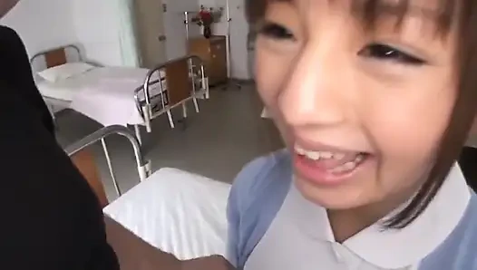 Nurse with Gentle Eyes, Blushing Smile and Rising Heat