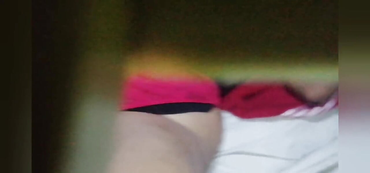 ep9 Desi stepmom found the cam of stepson and she strips for him to see Pussy Show Begins Laying on the bed starts her boobs job