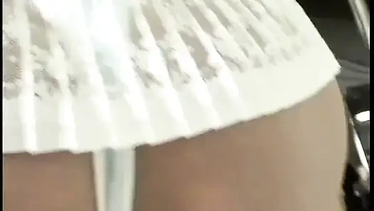 Bisexual threesome performers in a behind the scenes