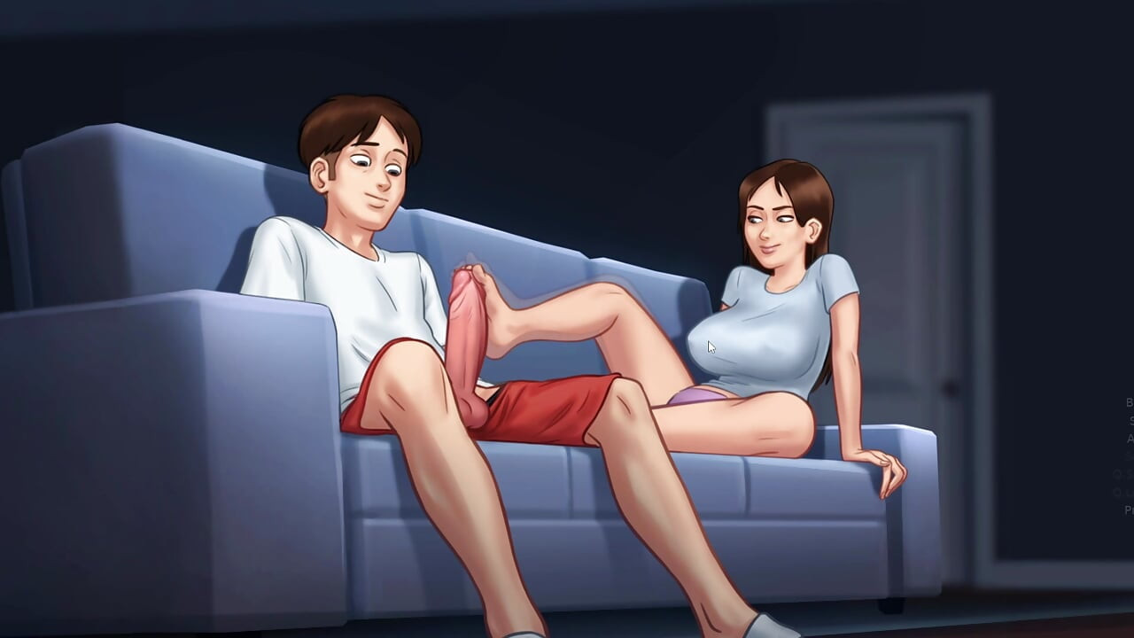 Ντους σεξ Creampie και Footjob HOT PC Gameplay