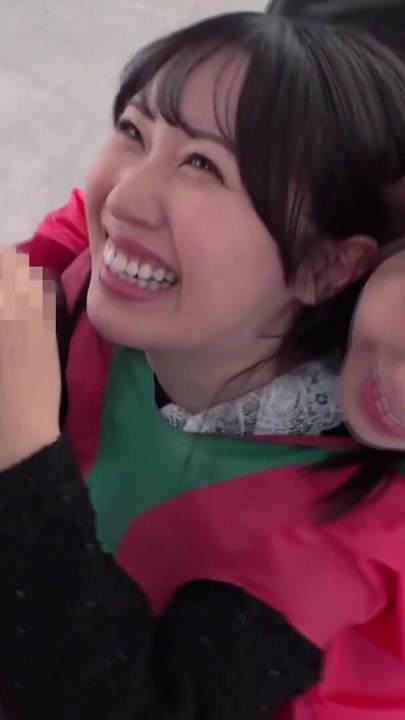 Part 3: Two Friendly College Girls Cooperate in Super Close-Up Two-Person Haori! Challenge yourself with a new sensation game for the Reiwa era! If you can make a fully erect guy climax within the time limit, you win a prize!! | Clip 1