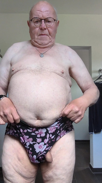 Wife's Flower Pantie and Belted