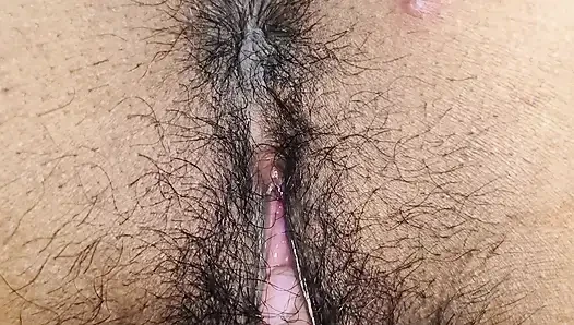 I licked my wife's pussy with my fingers.
