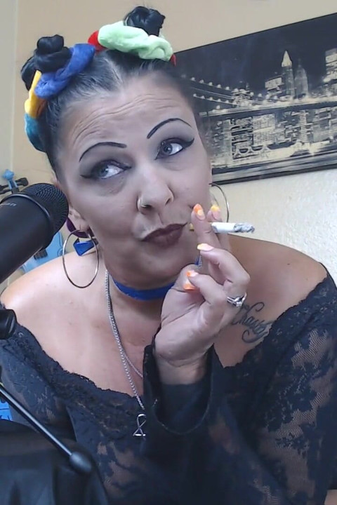 ASMR POV Dominated by smoking goddess