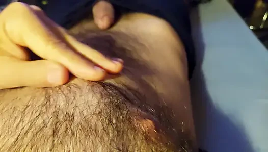 Aşırı kıllı vücuda büyük boşalma!