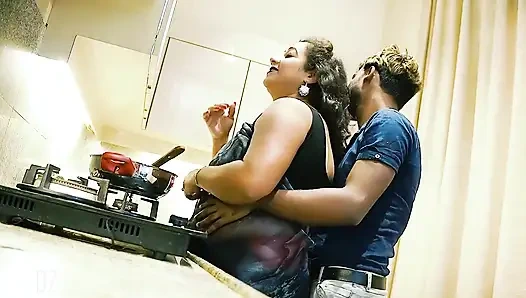 Step Mom Fucked in Kitchen Big Ass Doggy Style Hindi Slang