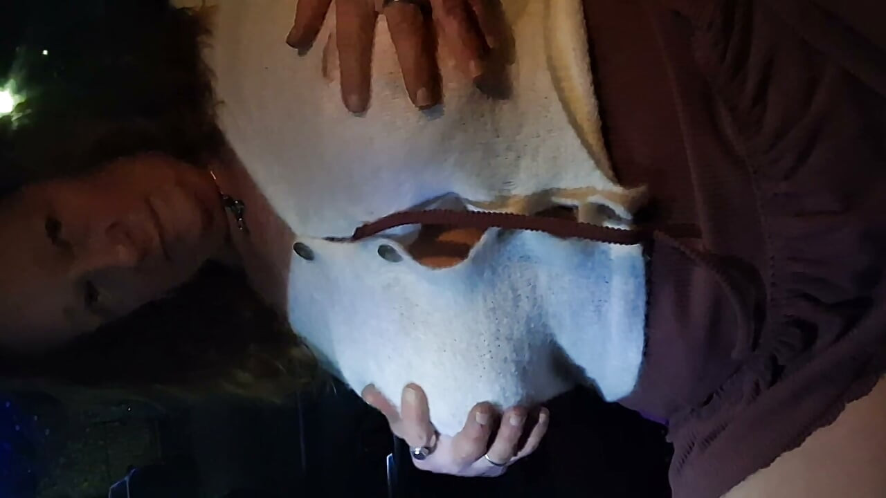 Playing with My Wet Pussy in the Car While Boyfriend Watches - Amateur Couple Fun.