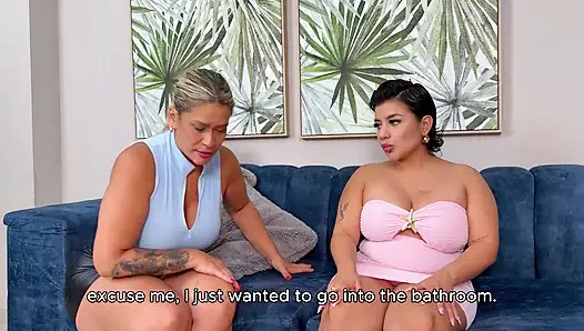 My stepdaughter introduces me to her well-endowed black boyfriend, and I decide to test by having an interracial threesome