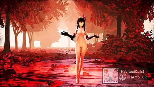 MMD R18 Слушай меня, секс Kangxi, Ahegao NTR неверная жена трахается с жестким сексом с дилдо, публичный гэнгбэнг, 3D хентай