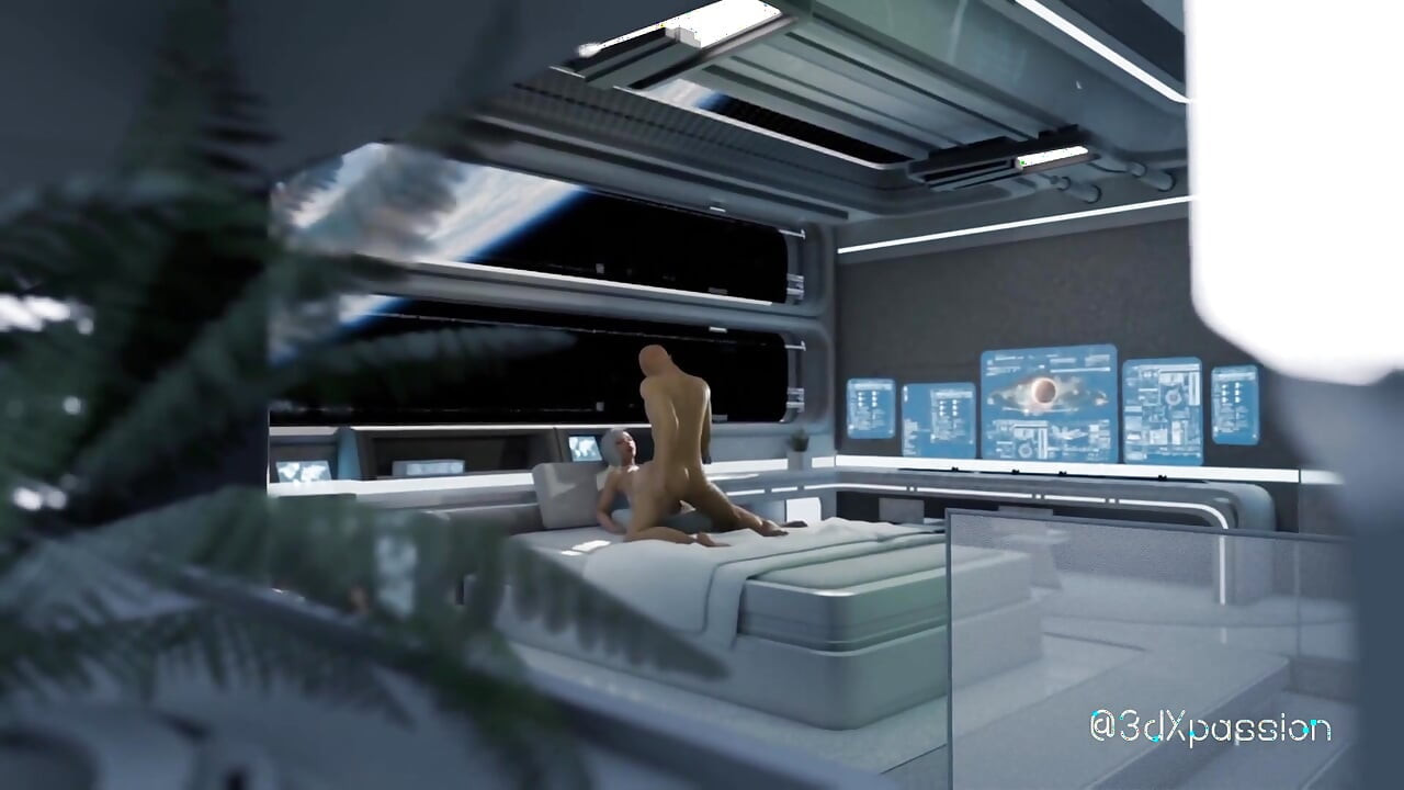Nexus-3: in My Orbit. Sexy Busty Blonde Has Best Sex in a Space Station