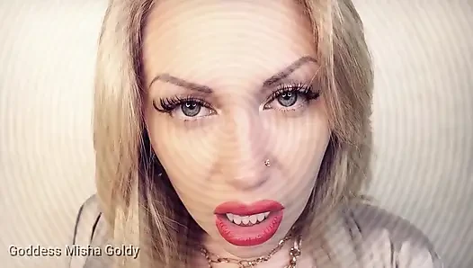 Mesmerizing ASMR encouragement to stroke and smoke with orgasm denial!