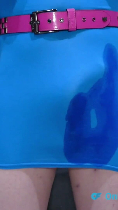 Sissy Lucy Pissing Inside My Blue Dress | Clip 1