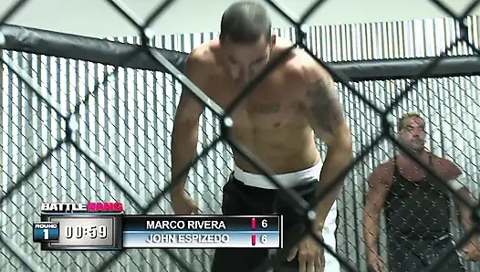 Cewek ebony menikmati kontol pria menyenangkan di cincin