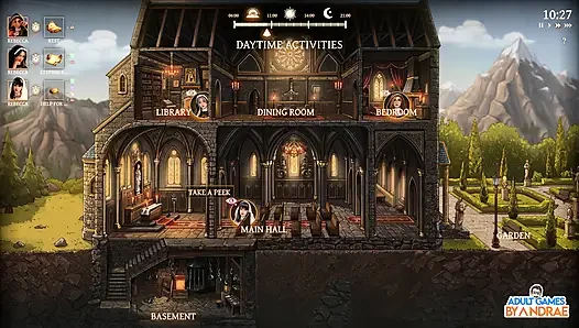 Sisters in Sin Gameplay Part 11 - Rebecca Confronts Lust in the Garden