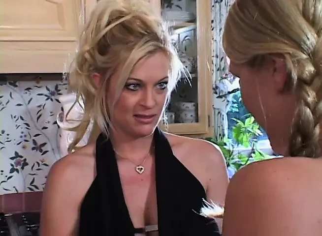 Lusty experienced clam smacker with big melons explains to young kitten with small tits basic working knowledge of Sapph