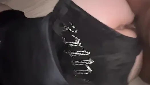 How I say sorry to my wife with my bbc in her tight white pussy