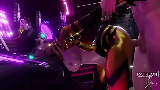 D.Va Bent Over And Fucked In Her Tight Ass