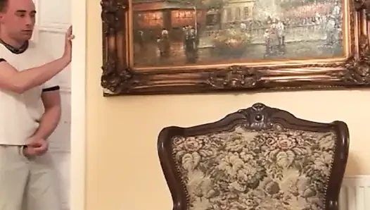 The Old Weaver Plays with the Penis