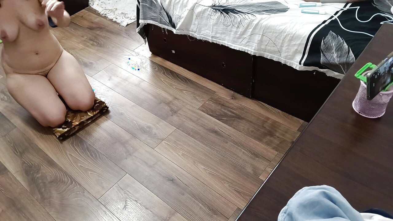 Sexy Wife Workout at Home Naked